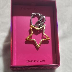 Betsey Johnson Gold Star Brooch